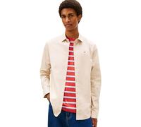 Tommy Jeans TJM Original DM0DM04405 Camisa elástica para Hombre, Color Beige (Arena del golfo), XXL, Beige (Arena del Golfo), XXL