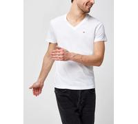 Tommy Jeans TJM ORIGINAL JERSEY V NECK TEE DM0DM04410, Camiseta, Hombre, Classic White, S