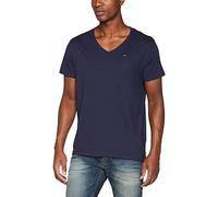 Tommy Jeans TJM ORIGINAL JERSEY V NECK TEE DM0DM04410, Camiseta, Hombre, Black Iris, L