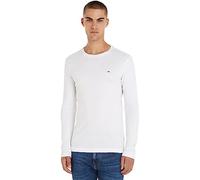 Tommy Jeans Tjm Original Rib Longsleeve Tee Dm0dm04409 Camiseta, Blanco (Classic White), M Hombre