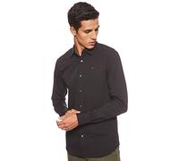 Tommy Jeans Tjm Original Stretch Shirt Dm0dm04405 Camisa, Negro (Tommy Black), M Hombre