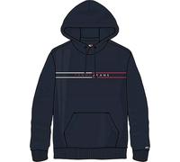 Tommy Jeans TJM Reg Entry Graphic Hoodie Ext Dm0Dm20847 Sudadera con Capucha, Blue (Dark Night Navy), S para Hombre