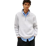 Tommy Jeans TJM Reg Fleece 1/4zip Mock Neck Dm0dm20339 Sudadera con Media Cremallera, Grey (Helium), M para Hombre