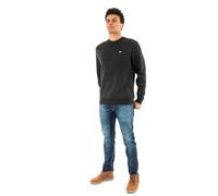 Tommy Jeans TJM Reg S Flag Crew Dm0dm20741 Sudadera de Cuello Redondo Hombre, Negro (Black), L