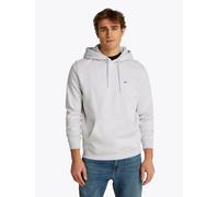 Tommy Jeans TJM Reg S Flag Hoodie, Sudadera con Capucha Hombre, Grey (Silver Grey Heather), S