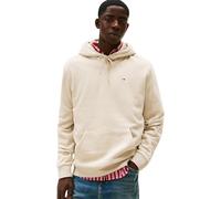 Tommy Jeans TJM REG S Flag Hoodie EXT DM0DM20742 - Sudadera con Capucha para Hombre, Color Beige (Arena del golfo), Talla S, Beige (Arena del Golfo), S