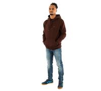 Tommy Jeans TJM Reg S Flag Hoodie, Sudadera con Capucha Hombre, Brown (Rich Brown), XXL