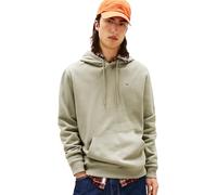 Tommy Jeans TJM Reg S Flag Hoodie, Sudadera con Capucha Hombre, Green (Utility Sage), XS
