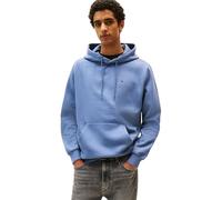 Tommy Jeans TJM Reg S Flag Hoodie, Sudadera con Capucha Hombre, Grey (Blue Moment), S