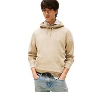 Tommy Jeans TJM Reg S Flag Hoodie, Sudadera con Capucha Hombre, Khaki (Silt), XL