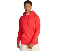 Tommy Jeans TJM Reg S Flag Hoodie, Sudadera con Capucha Hombre, Orange (Bright Vermillion), S