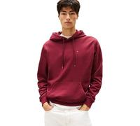 Tommy Jeans TJM Reg S Flag Hoodie, Sudadera con Capucha Hombre, Red (Red Wine), XS