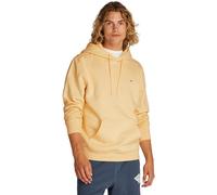 Tommy Jeans TJM Reg S Flag Hoodie, Sudadera con Capucha Hombre, Yellow (Custard Cream), L