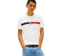 Tommy Jeans TJM Reg Signature Stripe T Ext Dm0dm22539 Camiseta S/S Hombre (Pack de 1)