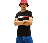 Tommy Jeans TJM Reg Signature Stripe T Ext Dm0dm22539 Camiseta S/S Hombre (Pack de 1)