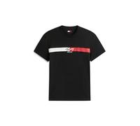 Tommy Jeans TJM Reg Signature Stripe T Ext Dm0dm22539 S/S, Black (Black), 4XL Grande Hombres