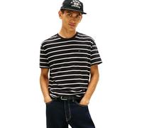 Tommy Jeans TJM Reg Stripe SS tee Ext Dm0dm22544 Camiseta S/S Hombre (Pack de 1)