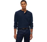 Tommy Jeans TJM Reg Washed Waffle Henley Dm0dm23549 Camiseta L/S Hombre (Pack de 1)