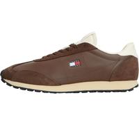 Tommy Jeans TJM Retro Runner Archive Mix Mat EM0EM01763 Low Top para Hombre, Color marrón (Legacy Brown), Talla 9