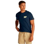 Tommy Jeans TJM Slim Bubble Print SS tee Ext Dm0Dm21863 Camiseta S/S, Blue (Dark Night Navy), XL para Hombre
