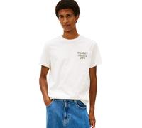 Tommy Jeans TJM Slim Entry Bills SS tee Dm0Dm22321 Camiseta S/S, White (Ecru), XXL para Hombre