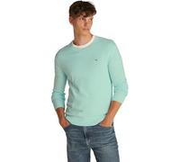 Tommy Jeans TJM Slim Essential Light Sweater Dm0dm18895 Suéter, Green (Spring Mint), XS para Hombre