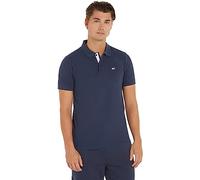 Tommy Jeans Tjm Slim Placket Polo Dm0dm15370 Polos de Manga Corta, Azul (Twilight Navy), XL Hombre