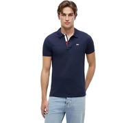 Tommy Jeans Tjm Slim Placket Polo Dm0dm15370 Polos de Manga Corta, Azul (Twilight Navy), XXL Hombre
