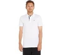 Tommy Jeans Tjm Slim Placket Polo Dm0dm15370 Polos de Manga Corta, Blanco (White), XS Hombre