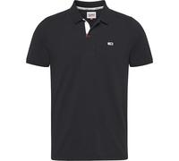 Tommy Jeans Tjm Slim Placket Polo Dm0dm15370 Polos de Manga Corta, Negro (Black), S Hombre