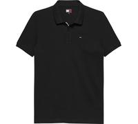 Tommy Jeans TJM Slim Placket Polo Ext Dm0dm20676 Polo, Black (Black), L para Hombre
