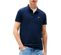 Tommy Jeans TJM Slim Placket Polo Ext Dm0dm20676 Polo, Blue (Dark Night Navy), 3XL Grande para Hombre