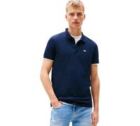 Tommy Jeans TJM Slim Placket Polo Ext Dm0dm20676 Polo, Blue (Dark Night Navy), S para Hombre