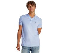 Tommy Jeans TJM Slim Placket Polo Ext Dm0dm20676 Polo, Blue (Sweet Blue), S para Hombre