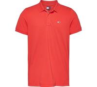 Tommy Jeans TJM Slim Placket Polo Ext Dm0dm20676 Polo, Orange (Bright Vermillion), S para Hombre