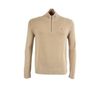Tommy Jeans Suéter TJM SLM ESS Light ¼ Zip – Media cremallera Beige (Gulf Sand) M para hombre
