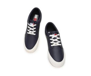 Tommy Jeans TJM Vulc. Skate Derby ESS Em0em01282 - Tenis vulcanizados para Hombre, Azul Crepúsculo Azul Marino, 43 EU