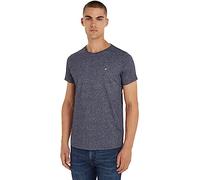 Tommy Jeans Tjm Xslim Jaspe C Neck Ext Dm0dm09586 Camiseta, Azul (Twilight Navy), S Hombre