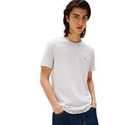 Tommy Jeans TJM Xslim Jaspe Htr tee Ext Dm0dm20363 S/S T-Shirt, Grey (Lt Grey Htr), XS Hombre