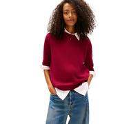 Tommy Jeans TJW Essential Crew Sweater EXT DW0DW20159 - Suéter para Mujer, Color Morado (Cereza Lavish), Talla XL, Morado (Cereza Lavish), XL