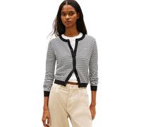 Tommy Jeans Tjw Essential Crew Neck Cardigan Dw0dw20976 Suéter, Black (Black Stripe 02), S para Mujer