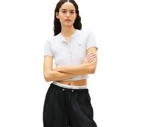 Tommy Jeans Tjw Essential SS Rib Cardigan Dw0dw22315 Suéter cárdigan Mujer (Pack de 1)