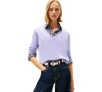 Tommy Jeans Tjw Essential Vneck Sweater Ext Dw0dw19888 Suéter pulóver Mujer (Pack de 1)