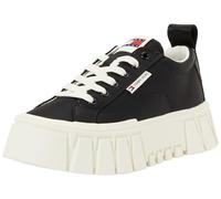 Tommy Jeans Tjw Flatform Chunky Sneaker En0en03036, Parte Superior Baja Mujer, Black (Black), 40 EU