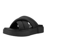 Tommy Jeans Tjw Flatform Sandal En0En02775, Sandalias Planas Mujer, Black (Black), 38 EU