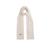 Tommy Jeans Tjw Heritage Core Scarf Aw0Aw18045 Bufanda de Peso Medio, Beige (Newsprint), Taille Unique para Mujer