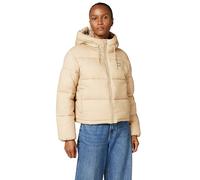 Tommy Jeans Tjw Hooded Puffer Jacket Dw0Dw21625 Chaqueta Acolchada, Brown (Malted Milk), XS para Mujer