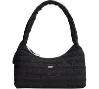 Tommy Jeans Tjw Icon AOP Nylon Crossbody Aw0aw18855, Bolso Hobo para Mujer, Black (Black), One Size