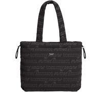 Tommy Jeans Tjw Icon Nylon Tote AOP Aw0aw18649, Bolsa de Mano para Mujer, Black (Black), One Size