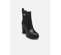 Tommy Jeans TJW LEATHER HEEL BOO 41 Negro